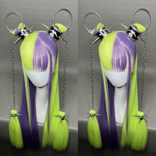 Load image into Gallery viewer, CHROMA X CANDY: MADE TO ORDER GeorginatheDollWigs Custom Styled Wig (READ DESCRIPTION FOR TURNAROUND)
