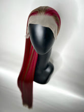 Load image into Gallery viewer, RED VELVET Custom Colored Lace Front Wig (Large Cap, 13x4 lace front, 40 inch length) READY TO SHIP
