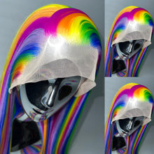 Load image into Gallery viewer, CRAYOLAHOLIC Custom Colored Lace Front Wig (Large Cap, 26 inch length) READY TO SHIP