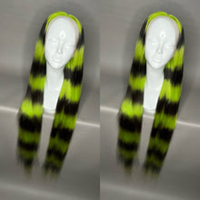 Load image into Gallery viewer, TOXIC DRIP Custom Colored HUMAN HAIR Lace Front Wig (Large Cap, 13x6 lace front, 40 inch length) MADE TO ORDER 2-4 Week Estimated Turnaround Timeframe