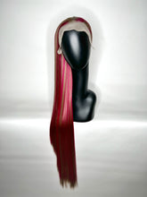 Load image into Gallery viewer, RED VELVET Custom Colored Lace Front Wig (Large Cap, 13x4 lace front, 40 inch length) READY TO SHIP