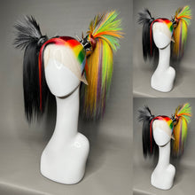 Load image into Gallery viewer, RAINBOW PUNK: MADE TO ORDER GeorginatheDollWigs Custom Styled Wig (READ DESCRIPTION FOR TURNAROUND)