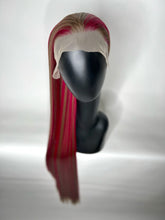 Load image into Gallery viewer, RED VELVET Custom Colored Lace Front Wig (Large Cap, 13x4 lace front, 40 inch length) READY TO SHIP