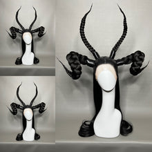 Load image into Gallery viewer, BÆPHOMET X: MADE TO ORDER GeorginatheDollWigs Custom Styled Wig (READ DESCRIPTION FOR TURNAROUND)