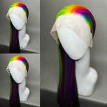Load image into Gallery viewer, LISA FRANK Custom Colored Lace Front Wig (Large Cap, 13x4 lace front, Vibrant Rainbow) MADE TO ORDER