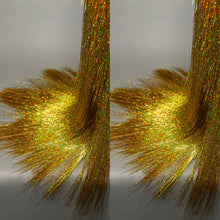 Load image into Gallery viewer, VALOR ORO Custom Colored Lace Front Wig (Medium Cap, Gold Tinsel, 24 inch length) READY TO SHIP