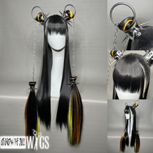Load image into Gallery viewer, CHROMA X EMBERS: MADE TO ORDER GeorginatheDollWigs Custom Styled Wig (READ DESCRIPTION FOR TURNAROUND)