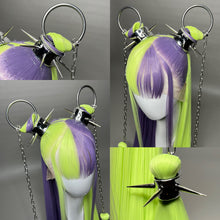 Load image into Gallery viewer, CHROMA X CANDY: MADE TO ORDER GeorginatheDollWigs Custom Styled Wig (READ DESCRIPTION FOR TURNAROUND)