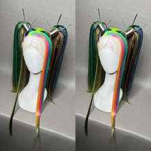 Load image into Gallery viewer, TECHNO POP: MADE TO ORDER GeorginatheDollWigs Custom Styled Wig (READ DESCRIPTION FOR TURNAROUND)