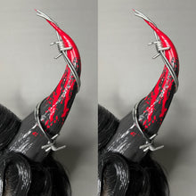 Load image into Gallery viewer, DEVIL’S ADVOCATE: MADE TO ORDER GeorginatheDollWigs Custom Styled Wig (READ DESCRIPTION FOR TURNAROUND)