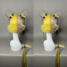 Load image into Gallery viewer, CHROMA XION: MADE TO ORDER GeorginatheDollWigs Custom Styled Wig (READ DESCRIPTION FOR TURNAROUND)