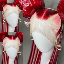 Load image into Gallery viewer, CHERRYBOMB: MADE TO ORDER GeorginatheDollWigs Custom Styled Wig (READ DESCRIPTION FOR TURNAROUND)