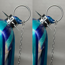 Load image into Gallery viewer, CHROMA X NIKKO: MADE TO ORDER GeorginatheDollWigs Custom Styled Wig (READ DESCRIPTION FOR TURNAROUND)