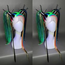 Load image into Gallery viewer, TECHNO POP: MADE TO ORDER GeorginatheDollWigs Custom Styled Wig (READ DESCRIPTION FOR TURNAROUND)