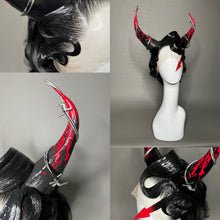 Load image into Gallery viewer, DEVIL’S ADVOCATE: MADE TO ORDER GeorginatheDollWigs Custom Styled Wig (READ DESCRIPTION FOR TURNAROUND)