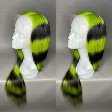 Load image into Gallery viewer, TOXIC DRIP Custom Colored HUMAN HAIR Lace Front Wig (Large Cap, 13x6 lace front, 40 inch length) MADE TO ORDER 2-4 Week Estimated Turnaround Timeframe