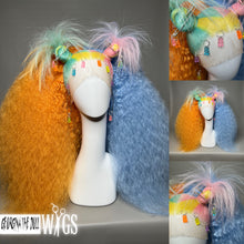 Load image into Gallery viewer, HARIBO PUNK: MADE TO ORDER GeorginatheDollWigs Custom Styled Wig (READ DESCRIPTION FOR TURNAROUND)