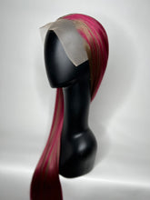 Load image into Gallery viewer, RED VELVET Custom Colored Lace Front Wig (Large Cap, 13x4 lace front, 40 inch length) READY TO SHIP