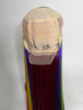 Load image into Gallery viewer, RAINBOW ROAD Custom Colored Lace Front Wig (Large Cap, 13x4 lace front, 45 inch length) READY TO SHIP