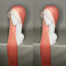 Load image into Gallery viewer, THE MERMAID CORAL Custom Colored Lace Front Wig (13x2 lace front, 65 inch length) READY TO SHIP