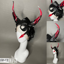 Load image into Gallery viewer, DEVIL’S ADVOCATE: MADE TO ORDER GeorginatheDollWigs Custom Styled Wig (READ DESCRIPTION FOR TURNAROUND)