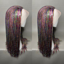 Load image into Gallery viewer, TWILIGHT Custom Colored Lace Front Wig (Medium Cap, Dark Tinsel, 24 inch length) READY TO SHIP