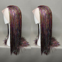 Load image into Gallery viewer, TWILIGHT Custom Colored Lace Front Wig (Medium Cap, Dark Tinsel, 24 inch length) READY TO SHIP