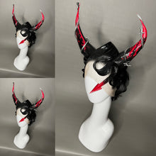 Load image into Gallery viewer, DEVIL’S ADVOCATE: MADE TO ORDER GeorginatheDollWigs Custom Styled Wig (READ DESCRIPTION FOR TURNAROUND)