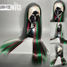Load image into Gallery viewer, NIGHTMARE Custom Colored Lace Front Wig (Large Cap, 26 inch length) READY TO SHIP