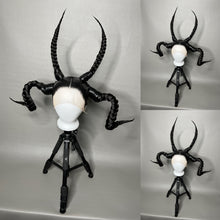 Load image into Gallery viewer, THE BAPHOMET: MADE TO ORDER GeorginatheDollWigs Custom Styled Wig (READ DESCRIPTION FOR TURNAROUND)