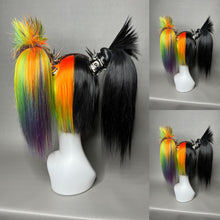 Load image into Gallery viewer, RAINBOW PUNK: MADE TO ORDER GeorginatheDollWigs Custom Styled Wig (READ DESCRIPTION FOR TURNAROUND)