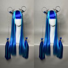 Load image into Gallery viewer, CHROMA X NIKKO: MADE TO ORDER GeorginatheDollWigs Custom Styled Wig (READ DESCRIPTION FOR TURNAROUND)
