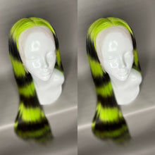 Load image into Gallery viewer, TOXIC DRIP Custom Colored HUMAN HAIR Lace Front Wig (Large Cap, 13x6 lace front, 40 inch length) MADE TO ORDER 2-4 Week Estimated Turnaround Timeframe