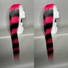 Load image into Gallery viewer, PINK N’ INK Custom Colored HUMAN HAIR Lace Front Wig (Large Cap, 13x6 lace front, 40 inch length) MADE TO ORDER 2-4 Week Estimated Turnaround Timeframe