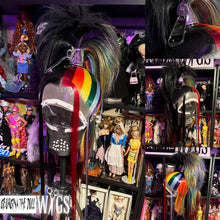 Load image into Gallery viewer, PUNK PONY CLUB: READY TO SHIP GeorginatheDollWigs Custom Styled Wig