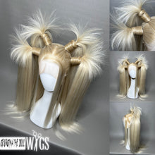 Load image into Gallery viewer, BUBBLES 2000: MADE TO ORDER GeorginatheDollWigs Custom Styled Wig (READ DESCRIPTION FOR TURNAROUND)