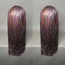 Load image into Gallery viewer, TWILIGHT Custom Colored Lace Front Wig (Medium Cap, Dark Tinsel, 24 inch length) READY TO SHIP