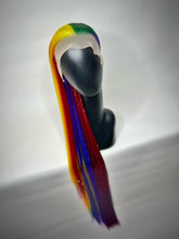 Load image into Gallery viewer, RAINBOW ROAD Custom Colored Lace Front Wig (Large Cap, 13x4 lace front, 45 inch length) READY TO SHIP