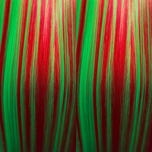 Load image into Gallery viewer, XXXMAS Custom Colored Lace Front Wig (Large Cap, Red w/Green Hi Lights, 40 inch length) READY TO SHIP