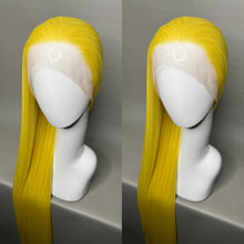 Load image into Gallery viewer, SOUR LEMON Custom Colored Lace Front Wig (Large Cap, 13x3 lace front, 50 inch length) READY TO SHIP
