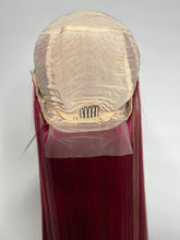 Load image into Gallery viewer, RED VELVET Custom Colored Lace Front Wig (Large Cap, 13x4 lace front, 40 inch length) READY TO SHIP