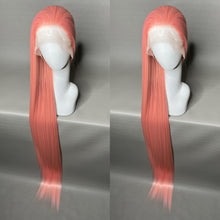 Load image into Gallery viewer, THE MERMAID CORAL Custom Colored Lace Front Wig (13x2 lace front, 65 inch length) READY TO SHIP