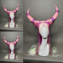 Load image into Gallery viewer, LOVE THE DEMON: MADE TO ORDER GeorginatheDollWigs Custom Styled Wig (READ DESCRIPTION FOR TURNAROUND)