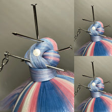 Load image into Gallery viewer, NAIl XION: MADE TO ORDER GeorginatheDollWigs Custom Styled Wig (READ DESCRIPTION FOR TURNAROUND)