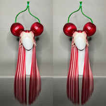 Load image into Gallery viewer, CHERRYBOMB: MADE TO ORDER GeorginatheDollWigs Custom Styled Wig (READ DESCRIPTION FOR TURNAROUND)