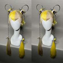 Load image into Gallery viewer, CHROMA XION: MADE TO ORDER GeorginatheDollWigs Custom Styled Wig (READ DESCRIPTION FOR TURNAROUND)