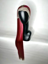Load image into Gallery viewer, RED VELVET Custom Colored Lace Front Wig (Large Cap, 13x4 lace front, 40 inch length) READY TO SHIP
