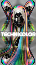 Load image into Gallery viewer, TECHNICOLOR Custom Colored Lace Front Wig (Large Cap, 13x3 Lace Front, Half Black/Rainbow) MADE TO ORDER