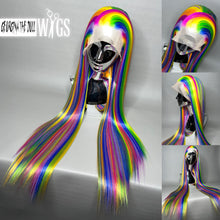Load image into Gallery viewer, CRAYOLAHOLIC Custom Colored Lace Front Wig (Large Cap, 26 inch length) READY TO SHIP