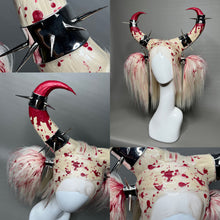 Load image into Gallery viewer, DARK POP: MADE TO ORDER GeorginatheDollWigs Custom Styled Wig (READ DESCRIPTION FOR TURNAROUND)